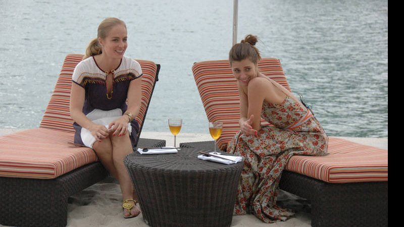 Angélica e Carolina Dieckmann - TV Globo / Deborah Montenegro