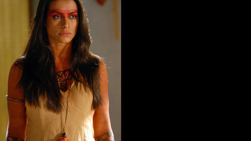 Cleo Pires como Estela em Araguaia - TV Globo / Alex Carvalho