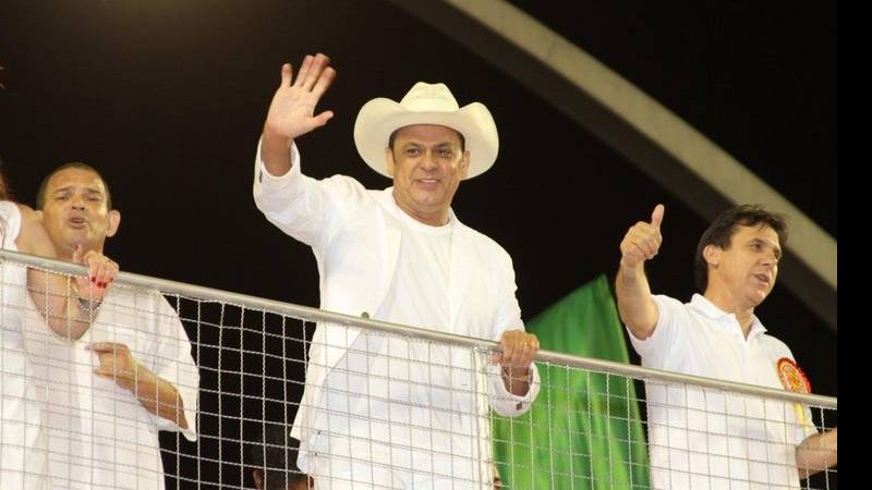 Frank Aguiar desfila pela Tom Maior no carnaval de São Paulo - Orlando Oliveira/AgNews