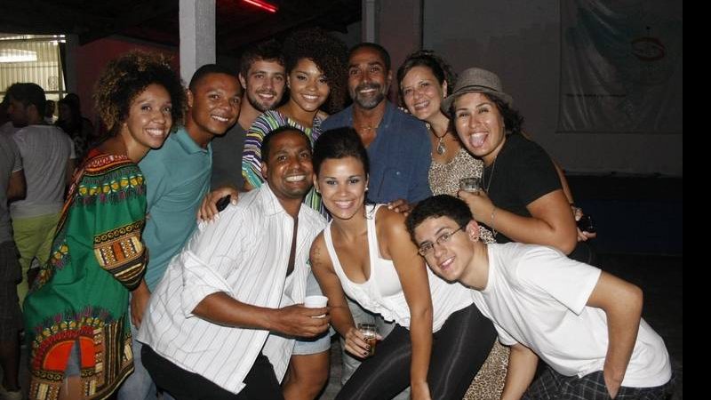 Elenco e equipe comemoraram o sucesso da novela - Felipe Assumpção / AgNews