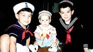 Joe, Nick e Kevin Jonas em 1993 - Reprodução