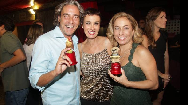 Alexandre Borges, Márcia Cabrita e Cissa Guimarães - Photo Rio News