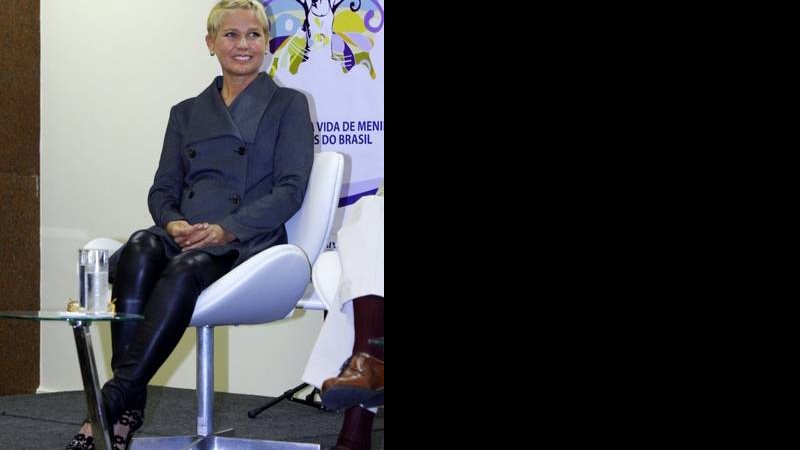 Xuxa participa do lançamento do Projeto ViraVida no Rio de Janeiro - Alex Palarea/AgNews