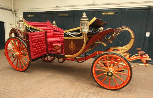 Carruagem 1902 State Landau, que levará Príncipe William e Kate Middleton para o Palácio de Buckingham no dia do casamento - Reprodução