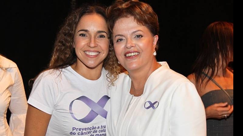 Daniela Mercury e a presidente Dilma Rousseff - Roberto Stuckert Filho