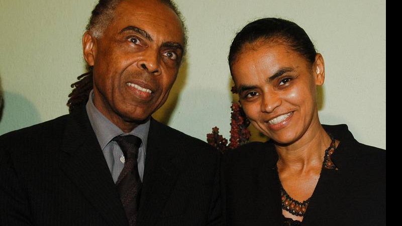 Marina Silva e Gilberto Gil - Arquivo/CARAS