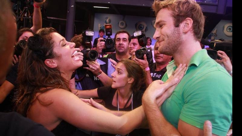 Maria e Wesley na final do BBB 11 - RAPHAEL MESQUITA / PHOTO RIO NEWS