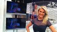 Ana Hickmann confere novo cenário de seu programa - Twitter / Reprodução