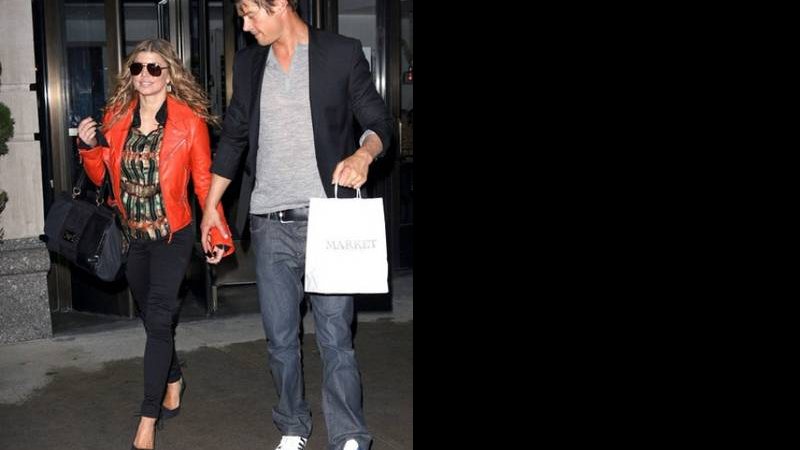 Fergie e marido Josh Duhamel em NY - CityFiles