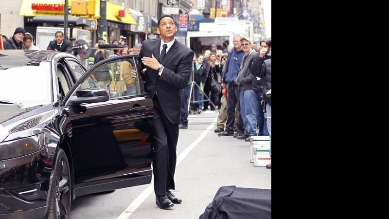 Will Smith durante gravação - CityFiles