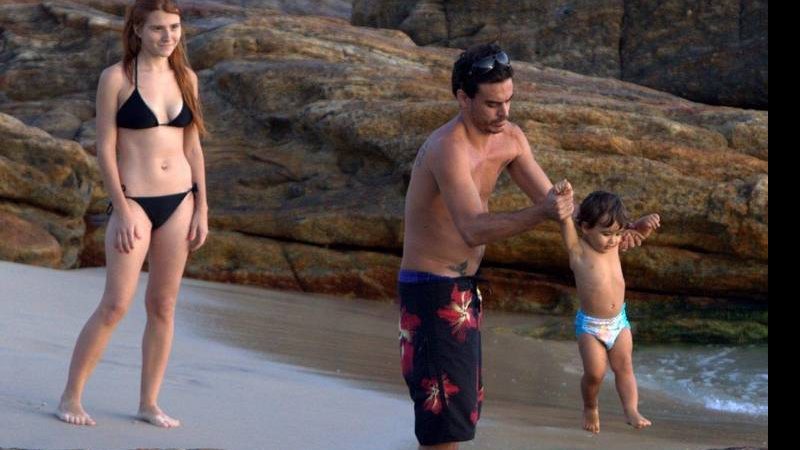 Mariah Rocha curte tarde com seus amores João Gevaerd e João Pedro - André Freitas / AgNews