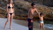 Mariah Rocha curte tarde com seus amores João Gevaerd e João Pedro - André Freitas / AgNews