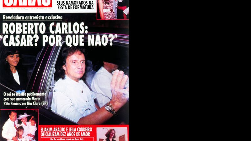 24/12/1993 - Roberto Carlos declara: "Casar? Por que não?" - Arquivo CARAS