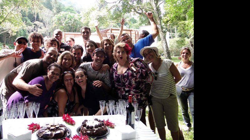 Cissa Guimarães ganha festa de aniversário - Reprodução / TV Globo