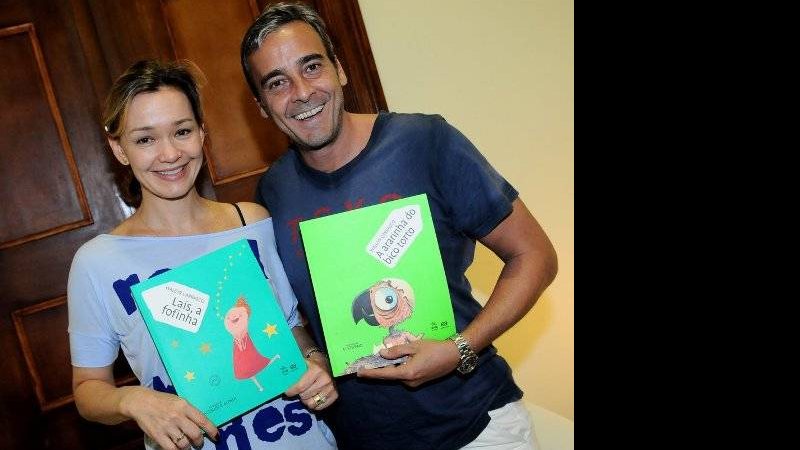 Alexandre Borges e Julia Lemmertz leram para crianças - Ag News