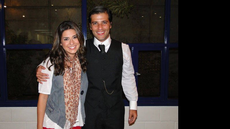 Bruno e Fernanda: travessuras nos bastidores de gravação - Site Oficial / Divulgação