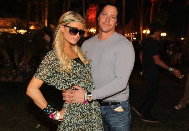 Paris Hilton com o namorado Cy Waits - Getty Images