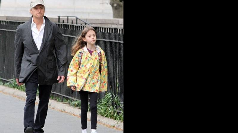 Michael Douglas e filha Cary em Nova York - CityFiles