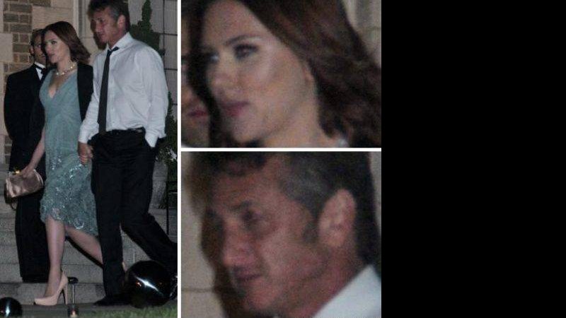 Scarlett Johansson é fotografada com Sean Penn na saída de uma festa - Reprodução TMZ