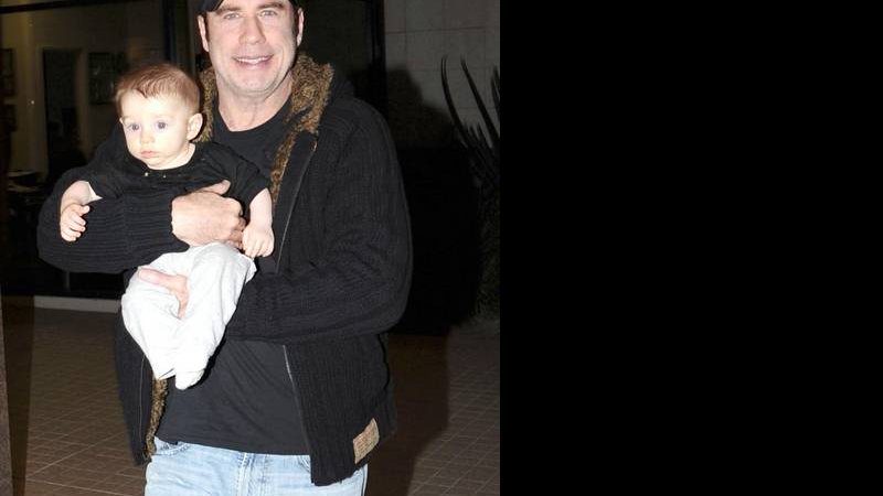 John Travolta com o filho Benjamin - Grosby Group