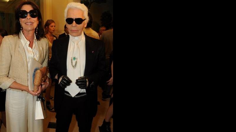 Princesa Caroline de Mônaco e Karl Lagerfeld - CityFiles