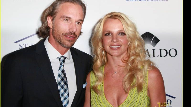 Britney Spears e o namorado, Jason Trawick - Reprodução/Just Jared