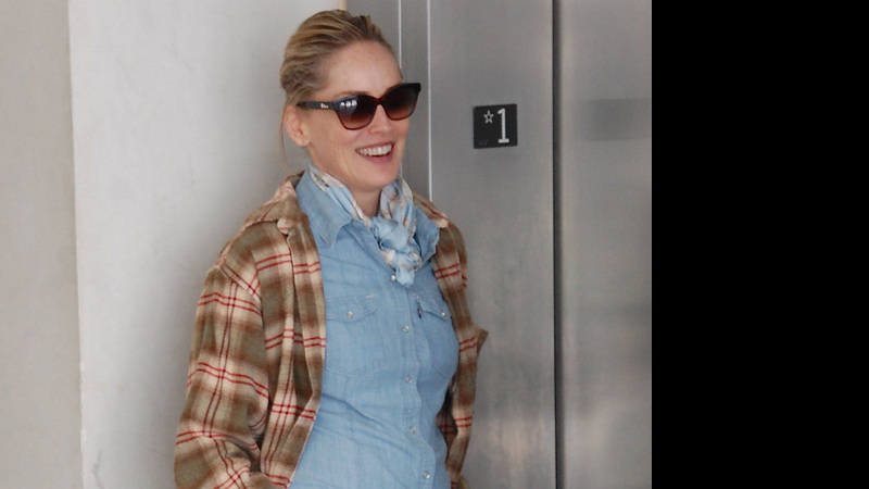 Look estiloso de Sharon Stone - City Files