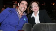 Fernanda Montenegro e Reinaldo Gianecchini encontram-se no teatro - GRAÇA PAES/PHOTO RIO NEWS