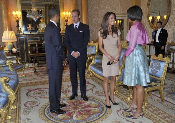 Barack e Michelle Obama visitam Prinícpe William e Catherine - Getty Images