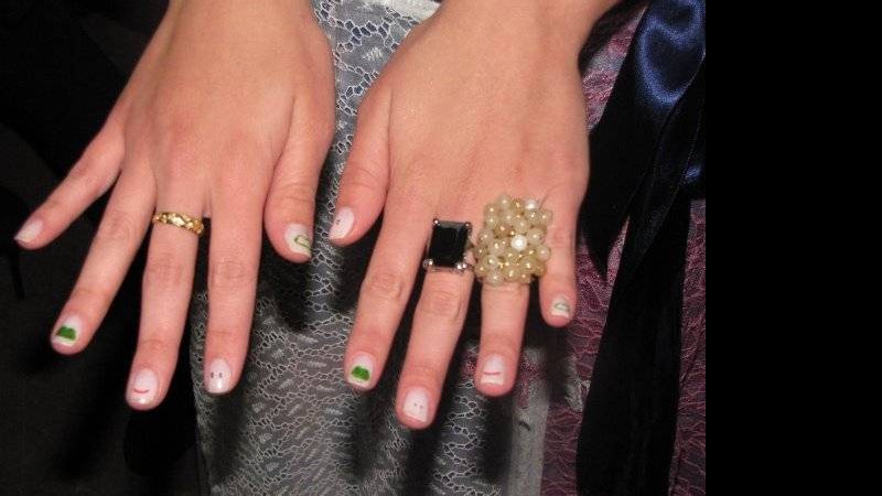 As unhas que Bruna Linzmeyer exibiu no Fashion Rio - André Romano/ Photo Rio News