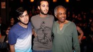 Gilberto Gil com o filho, José Gil, e o neto Francisco, filho de Preta Gil - Felipe Assumpcao / AgNews