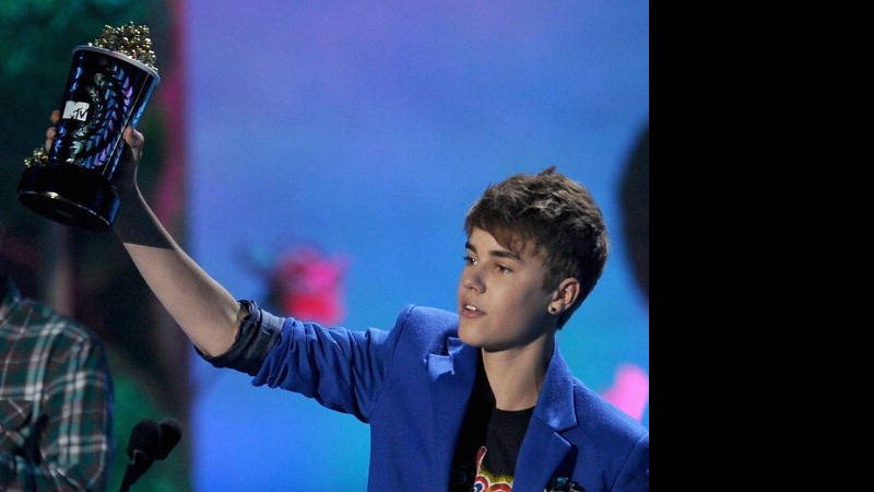 Bieber ganha prêmio "monento de cair o queixo" - Getty Images