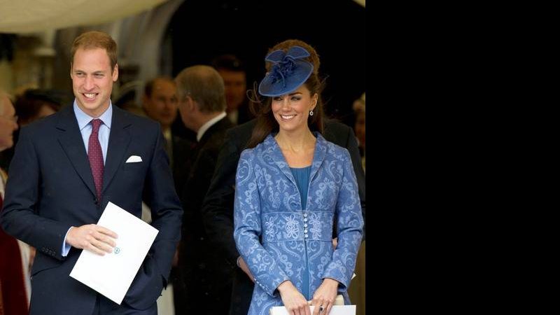 Príncipe William e Catherine Middleton na missa de 90 anos do Príncipe Philip - Getty Images