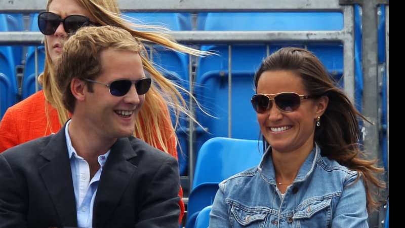 Pippa e o ex-namorado, George em partida de tênis na Espanha - Getty Images