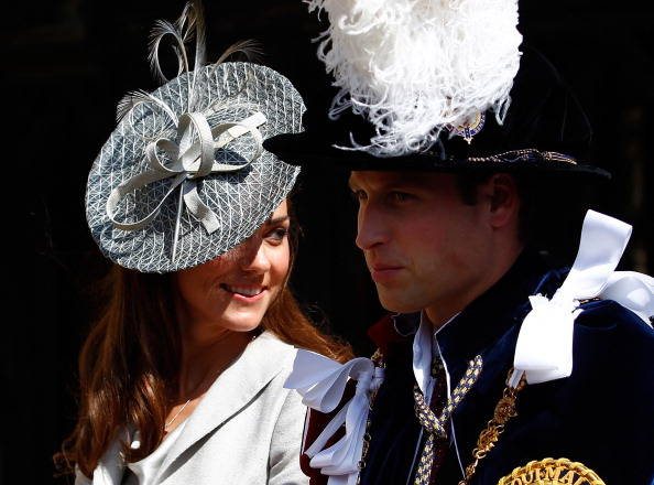 William e Catherine na cerimônia - Getty Images