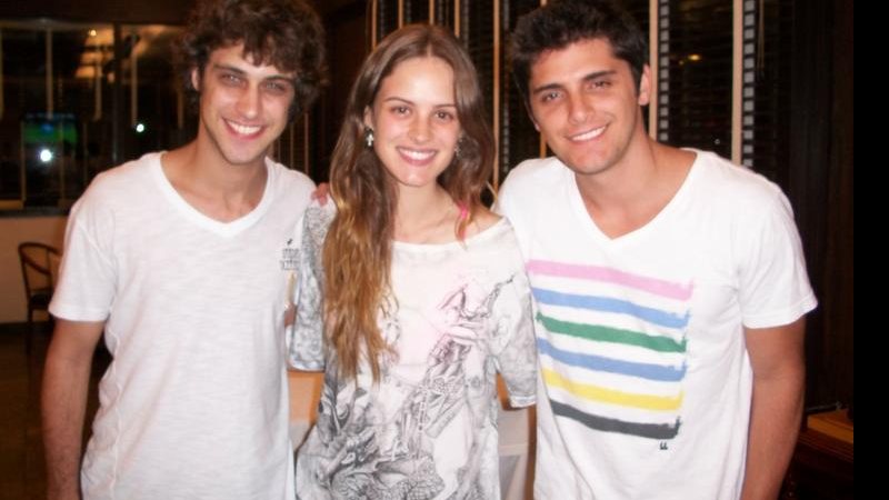 Ronny Kriwat, Ariela Massotti e Bruno Gissoni - Graça Paes/Photo Rio News