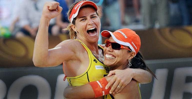 Larissa e Juliana: campeãs mundiais em Roma - Getty Images