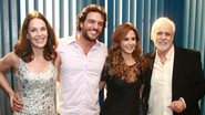 Carolina Ferraz, Rodrigo Lombardi, Guilhermina Guinle e Francisco Cuoco na coletiva de 'O Astro' - Raphael Mesquita / PhotoRioNews