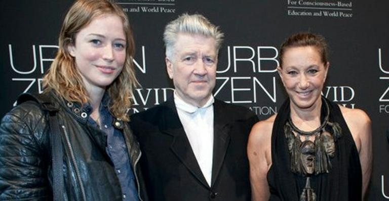 Raquel Zimmermann, David Lynch e Donna Karan - Divulgação/Ford Models