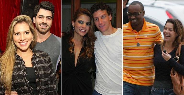 Adriana e Rodrigão, Nívea Stelmann e Elano, Fernanda Souza e Thiaguinho