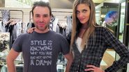 Em loja em SP, Matheus Mazzafera acompanha a top Ana Beatriz Barros. - CHARLES NASSER