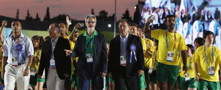 <strong>Romário</strong> e <strong>Zico</strong> pela inclusão - GETTY IMAGES