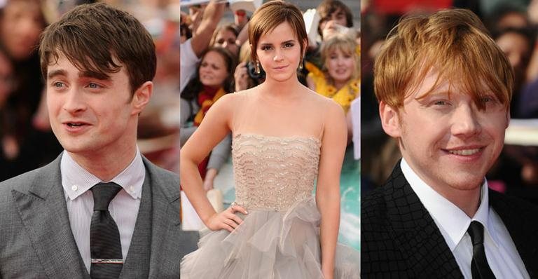 Daniel, Emma e Rupert - Getty Images