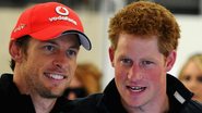 Príncipe Harry e Jenson Button - Getty Images