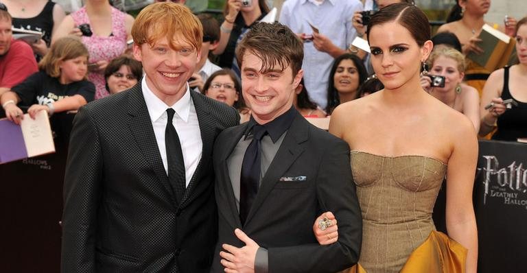 Rupert Grint, Daniel Radcliffe e Emma Watson - Getty Images