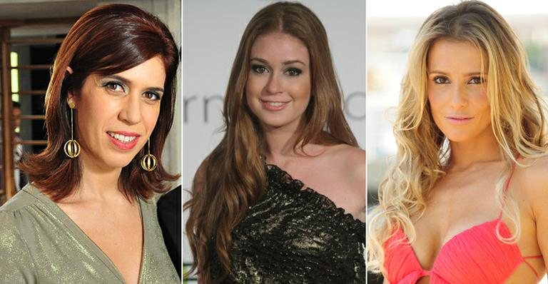 Maria Clara Gueiros, Marina Ruy Barbosa e Deborah Secco lideraram a lista de cabelos mais desejados em junho - Estevam Avellar e João Miguel Junior/TV Globo e Philippe Lima / Agnews