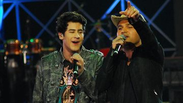 Henrique Lemes com Luciano - Celso Akin/AgNews