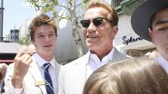 Arnold Schwarzenegger e o filho Patrick - Grosby Group