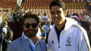 Zach Galifianakis e Kaká - Reprodução/Facebook