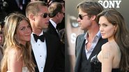 Jennifer Aniston, Brad Pitt e Angelina Jolie - Getty Images